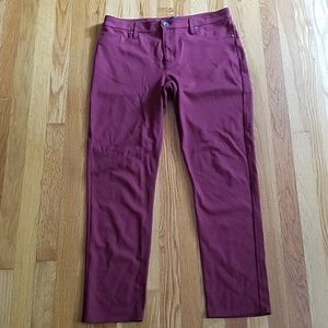 Calvin Klein burgundy pants